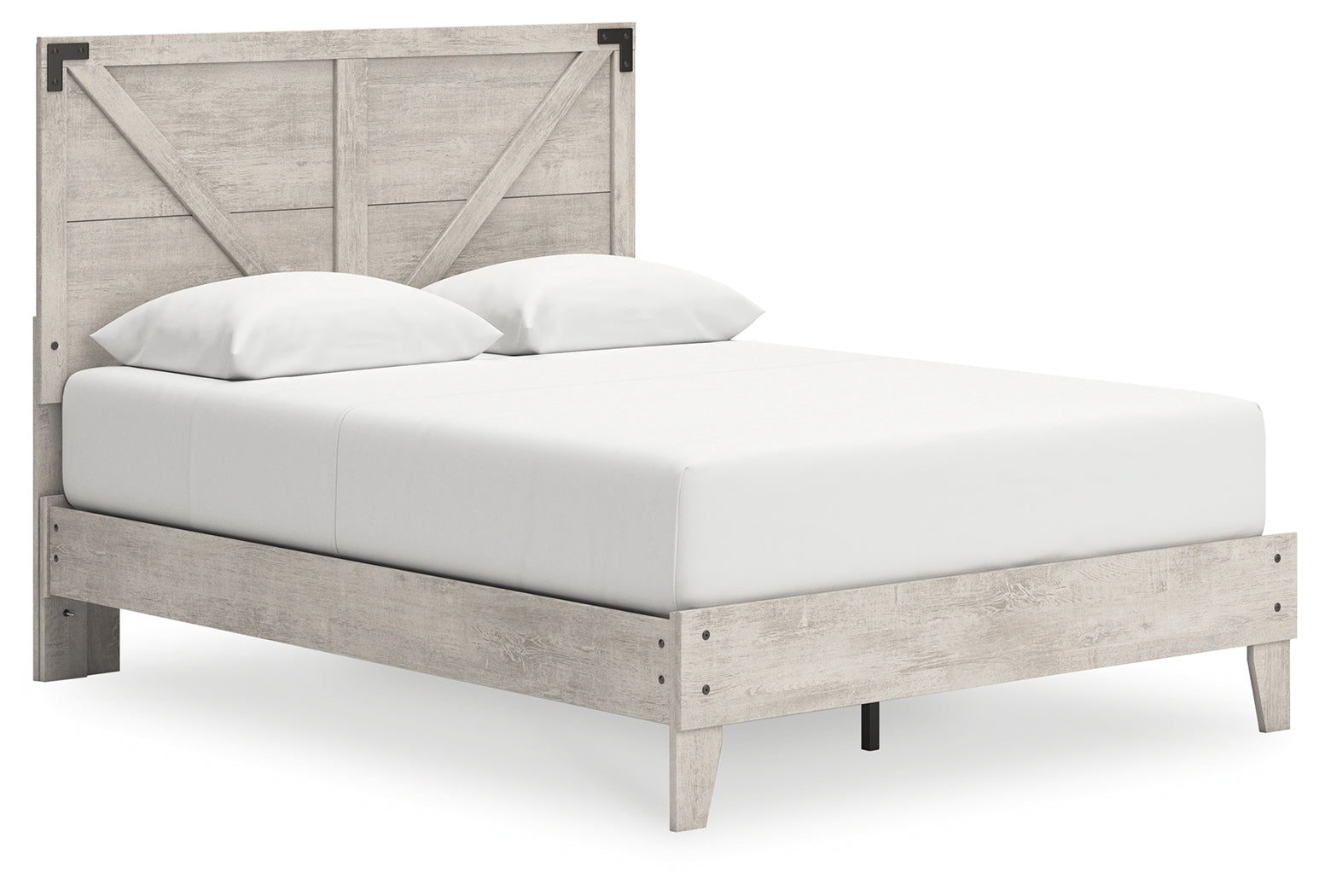 Shawburn Gray Queen Platform Bed - Ornate Home