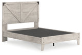 Shawburn Gray Queen Platform Bed - Ornate Home