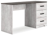 Shawburn White/Dark Charcoal Gray 54" Home Office Desk (Online Special Price) - Ornate Home