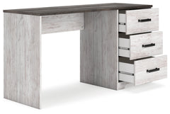 Shawburn White/Dark Charcoal Gray 54" Home Office Desk - Ornate Home