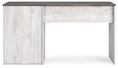 Shawburn White/Dark Charcoal Gray 54" Home Office Desk - Ornate Home