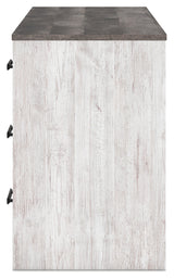 Shawburn White/Dark Charcoal Gray 54" Home Office Desk - Ornate Home