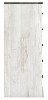 Shawburn Whitewash/Charcoal Gray Chest of Drawers - Ornate Home