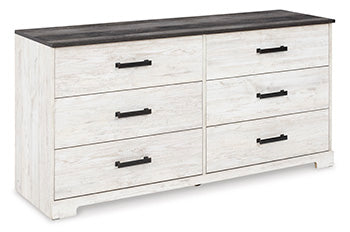 Shawburn Whitewash/Charcoal Gray Dresser (Online Special Price) - Ornate Home