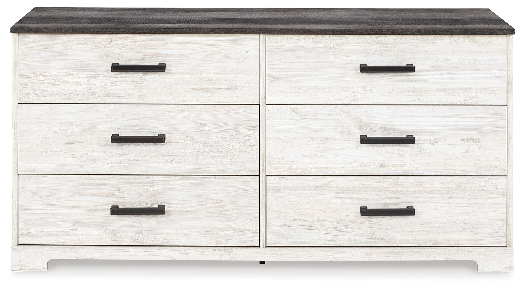 Shawburn Whitewash/Charcoal Gray Dresser - Ornate Home