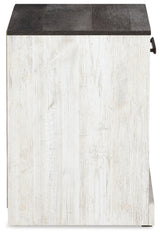 Shawburn Whitewash/Charcoal Gray Dresser and 2 Nightstands (Online Special Price) - Ornate Home