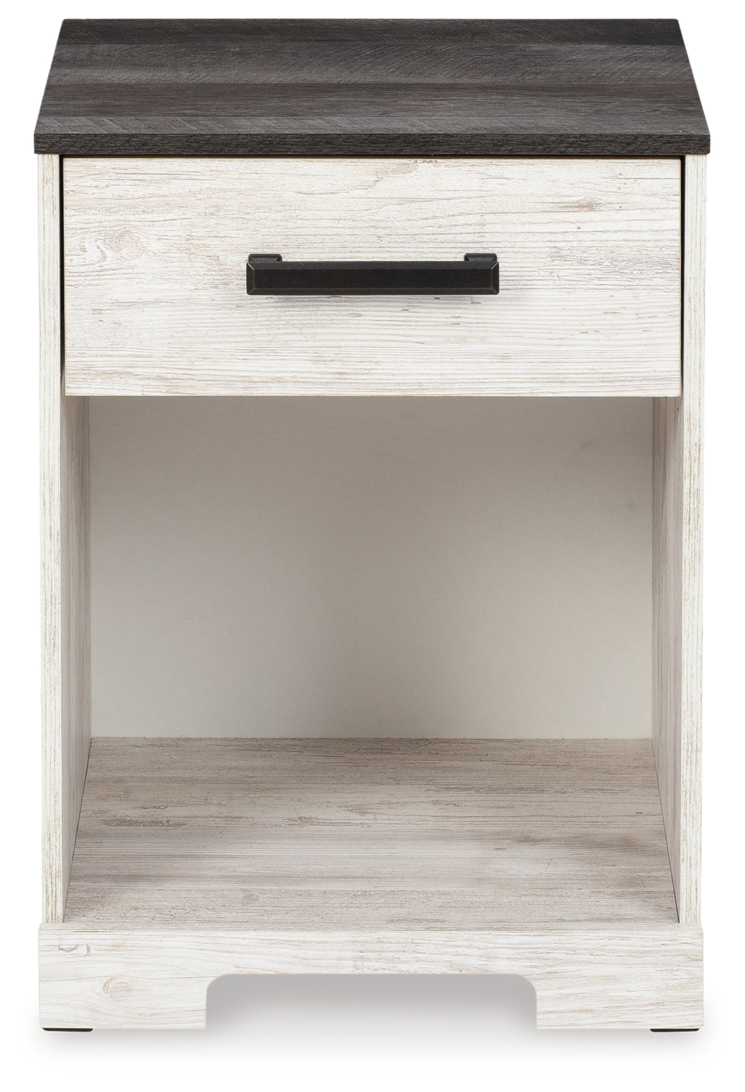 Shawburn Whitewash/Charcoal Gray Dresser and 2 Nightstands - Ornate Home