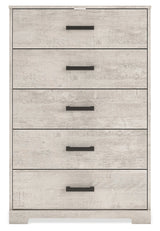 Shawburn Whitewash Five Drawer Chest (Online Special Price) - Ornate Home