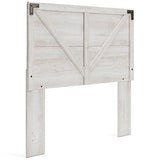 Shawburn Whitewash Full Crossbuck Panel Headboard (Online Special Price) - Ornate Home
