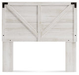 Shawburn Whitewash Full Crossbuck Panel Headboard (Online Special Price) - Ornate Home