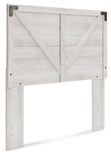Shawburn Whitewash Full Crossbuck Panel Headboard (Online Special Price) - Ornate Home