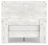 Shawburn Whitewash Full Crossbuck Panel Platform Bed - Ornate Home
