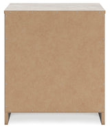 Shawburn Whitewash One Drawer Nightstand - Ornate Home