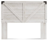 Shawburn Whitewash Queen Crossbuck Panel Headboard (Online Special Price) - Ornate Home