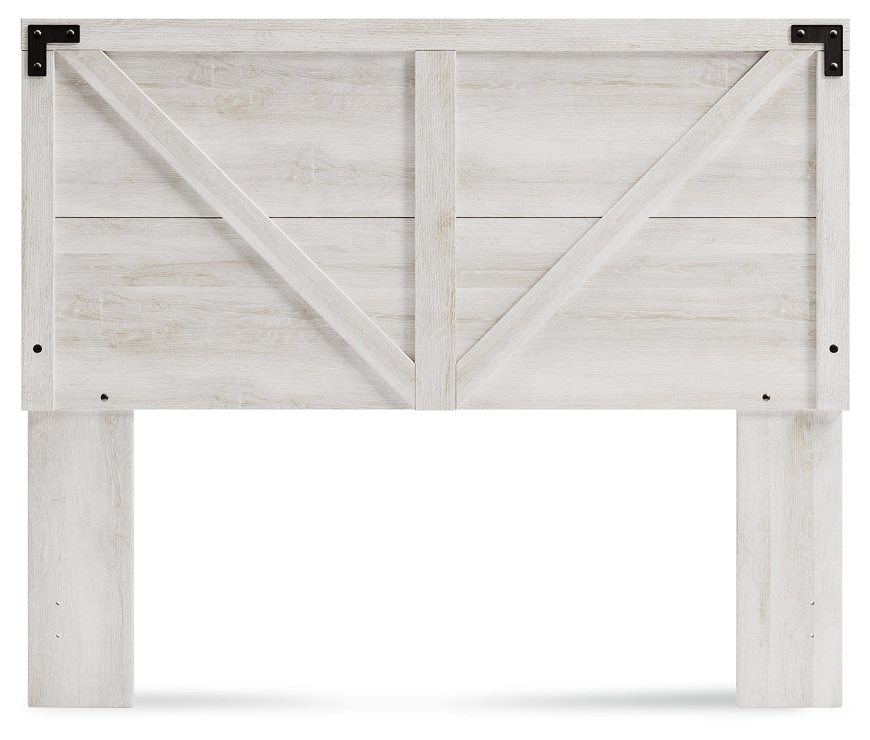Shawburn Whitewash Queen Crossbuck Panel Headboard (Online Special Price) - Ornate Home