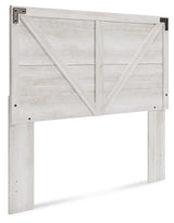 Shawburn Whitewash Queen Crossbuck Panel Headboard (Online Special Price) - Ornate Home