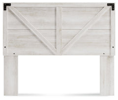 Shawburn Whitewash Queen Crossbuck Panel Headboard - Ornate Home