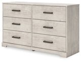 Shawburn Whitewash Six Drawer Dresser (Online Special Price) - Ornate Home