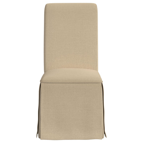 Shawna Light Khaki Side Chair (Set of 2) - Ornate Home