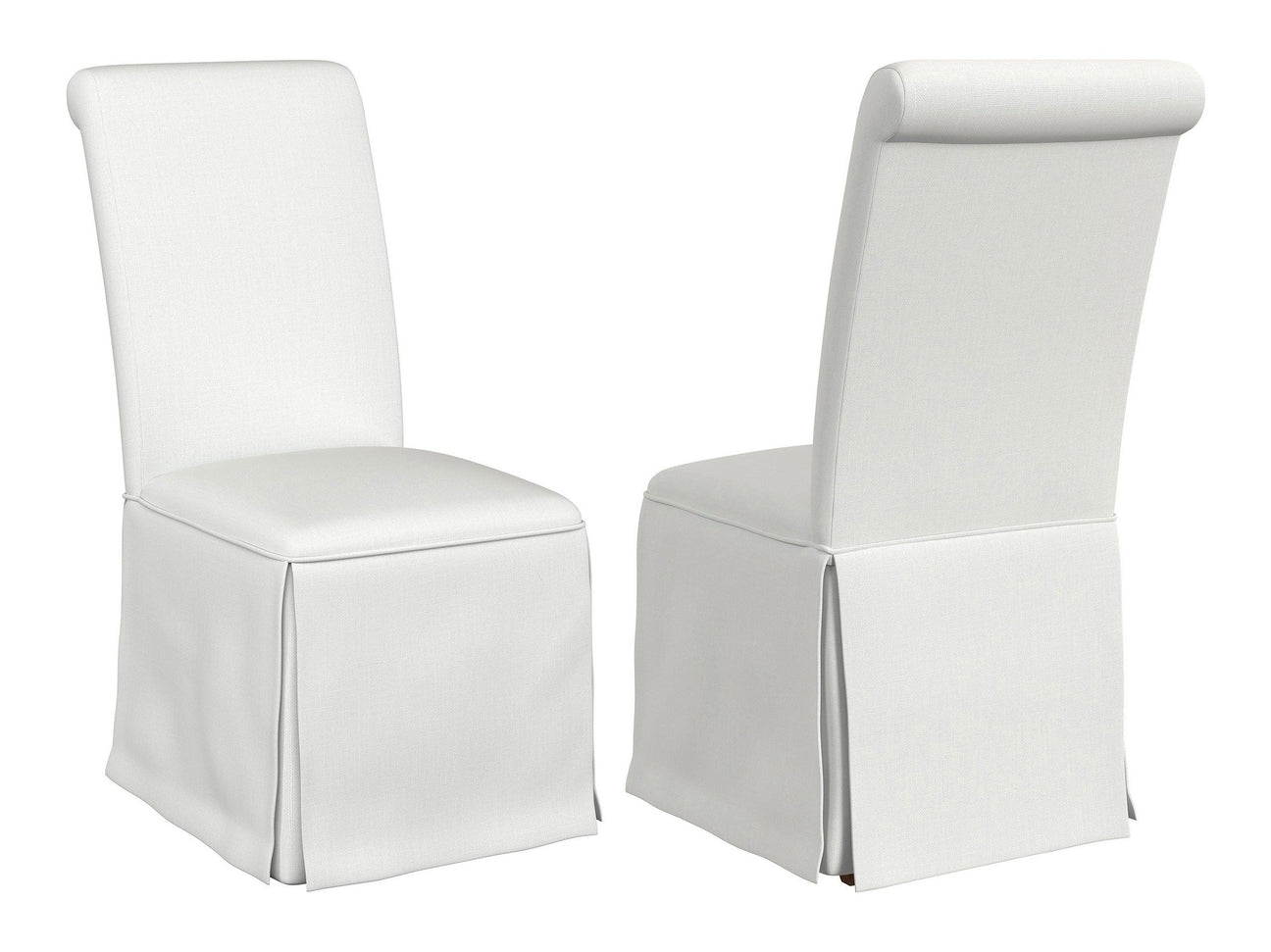 Shawna White Side Chair (Set of 2) - Ornate Home