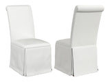 Shawna White Side Chair (Set of 2) - Ornate Home