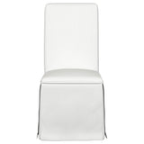 Shawna White Side Chair (Set of 2) - Ornate Home