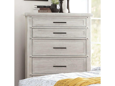 Shawnette Antique White Chest - Ornate Home