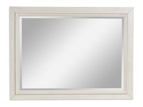 Shaybrock Antique White/Brown Bedroom Mirror (Online Special Price) - Ornate Home