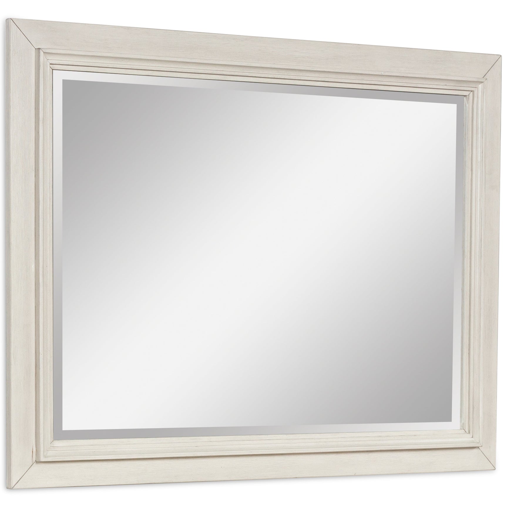 Shaybrock Antique White/Brown Bedroom Mirror (Online Special Price) - Ornate Home