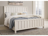 Shaybrock Antique White King Panel Bed (Online Special Price) - Ornate Home