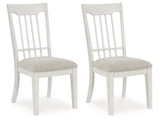Shaybrock White Dining Chair ( Set of 2) (Online Special Price) - Ornate Home