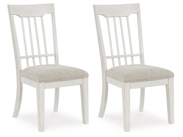 Shaybrock White Dining Chair ( Set of 2) (Online Special Price) - Ornate Home