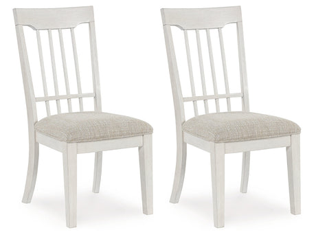 Shaybrock White Dining Chair ( Set of 2) - Ornate Home