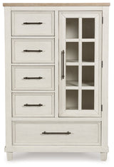 Shaybrock White Door Chest (Online Special Price) - Ornate Home