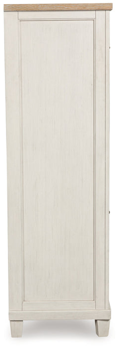 Shaybrock White Door Chest - Ornate Home