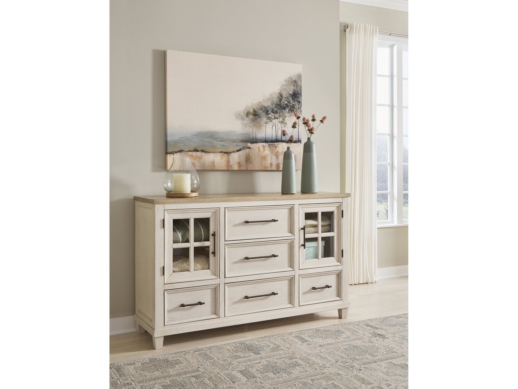 Shaybrock White Dresser (Online Special Price) - Ornate Home