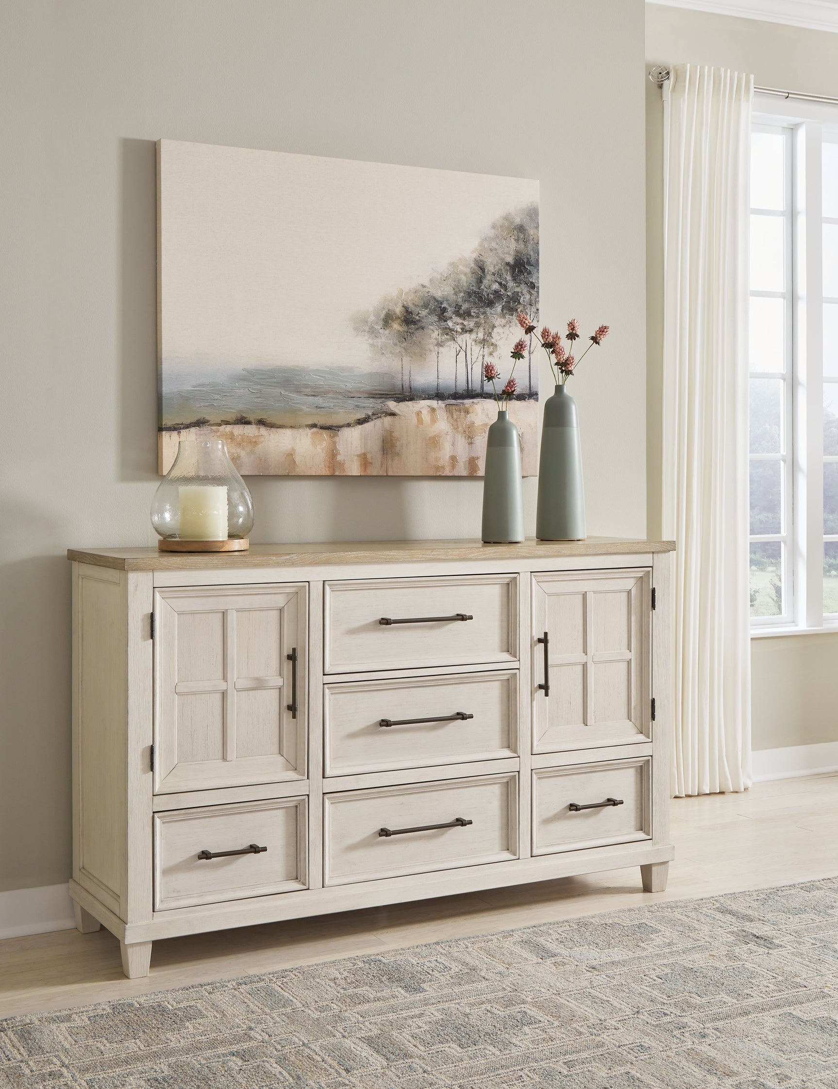 Shaybrock White Dresser (Online Special Price) - Ornate Home