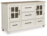 Shaybrock White Dresser - Ornate Home