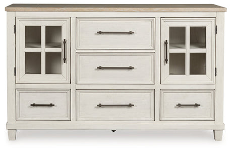 Shaybrock White Dresser - Ornate Home