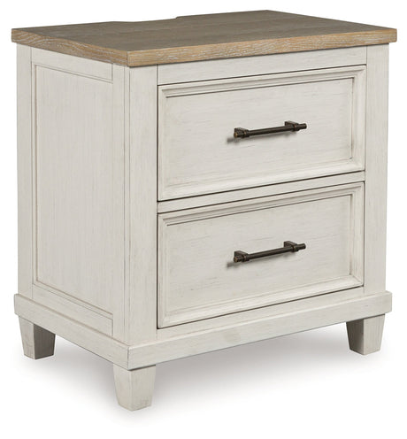 Shaybrock White Nightstand - Ornate Home