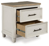 Shaybrock White Nightstand - Ornate Home