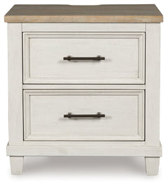 Shaybrock White Nightstand - Ornate Home