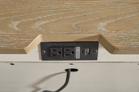 Shaybrock White Nightstand - Ornate Home