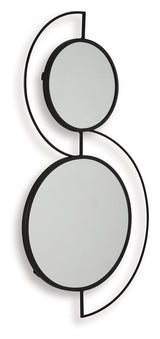 Shayham Black Accent Mirror (Online Special Price) - Ornate Home