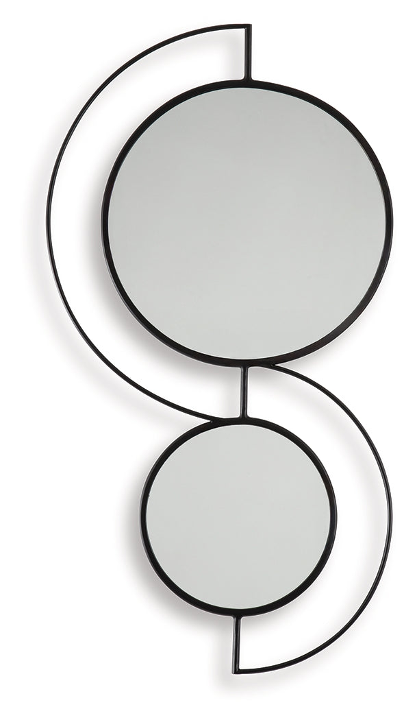 Shayham Black Accent Mirror (Online Special Price) - Ornate Home