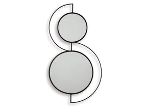 Shayham Black Accent Mirror - Ornate Home
