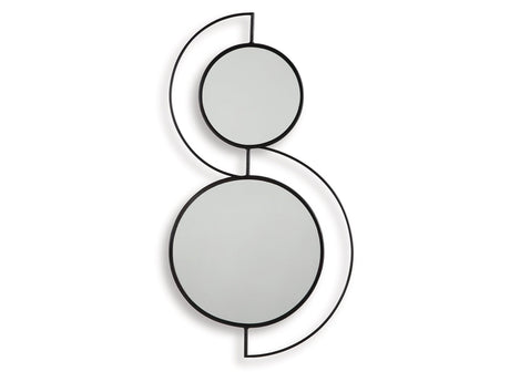 Shayham Black Accent Mirror - Ornate Home