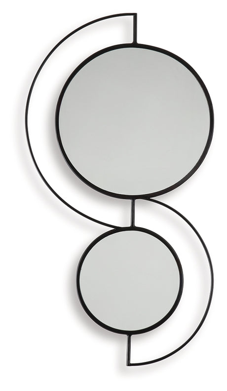 Shayham Black Accent Mirror - Ornate Home