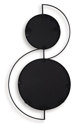 Shayham Black Accent Mirror - Ornate Home