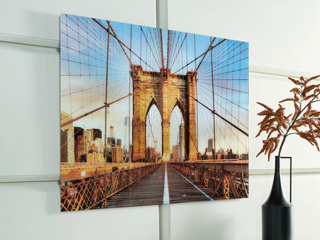 Shayward Blue/Amber Wall Art - Ornate Home